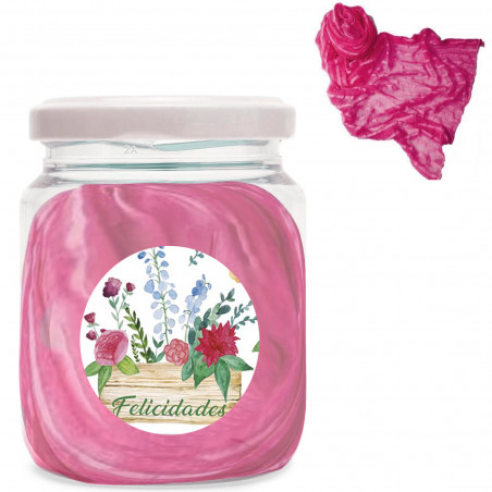 Pañuelo para el cuello rojo con adhesivo personalizable para detalles invitados jubilación