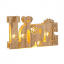 Decoración de madera palabra love