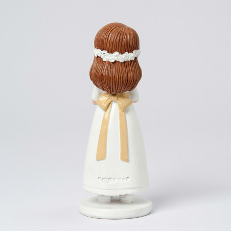 Figura de tartas comunión niña biblia