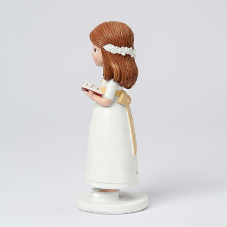 Figura de tartas comunión niña biblia