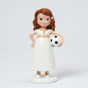 Figura tarta comunión futbolista