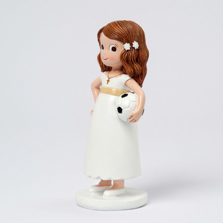Figura tarta comunión futbolista