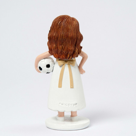 Figura tarta comunión futbolista