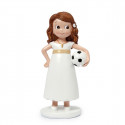 Figura tarta comunión futbolista