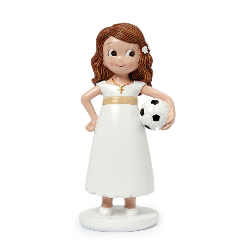 Figura tarta comunión futbolista