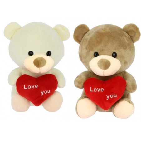 Taza personalizada con foto y texto con peluche en forma de oso para regalo de san valentín