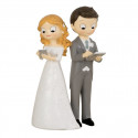 Figura de tartas novios con tecnología