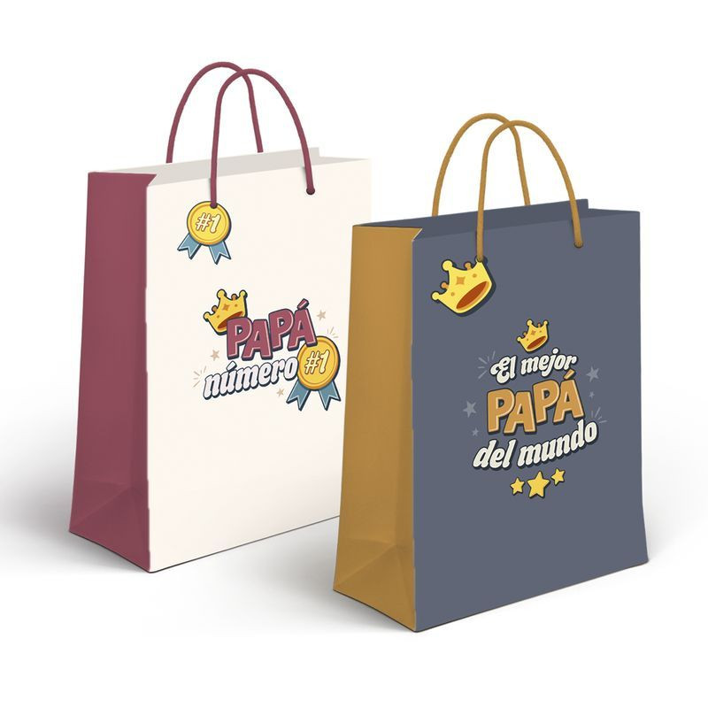 Bolsa de papel para el día del padre