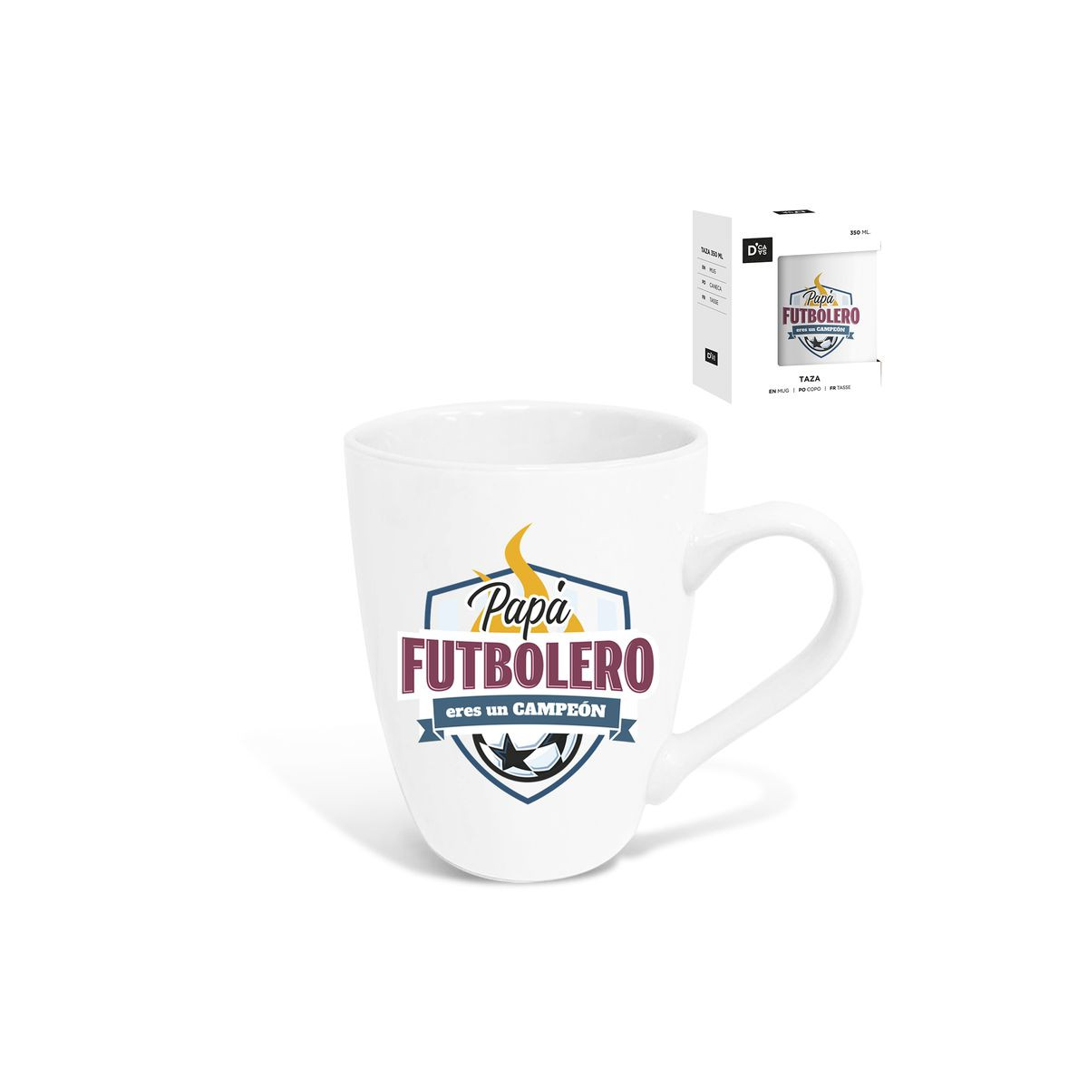 Taza para padres futboleros