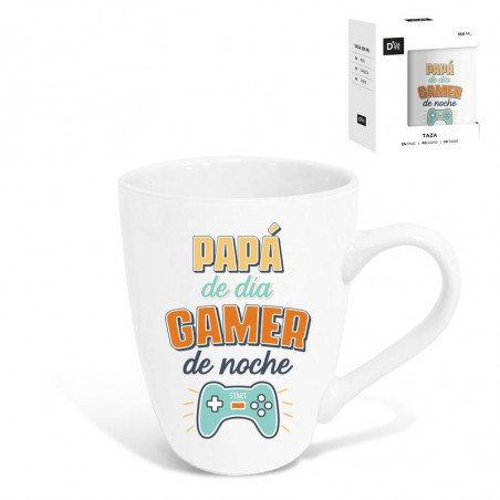 Taza día del padre con frase gamer