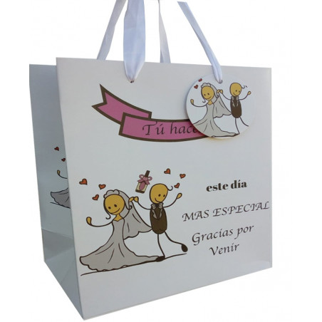 Juego de cartas y dados en caja de madera especial para bodas