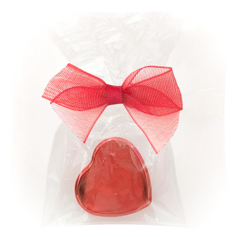 Pack De 40 Brillos De Labios En Forma De Corazón Presentado En Bolsa De