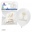 Globos impresos blancos comunion caliz jhs