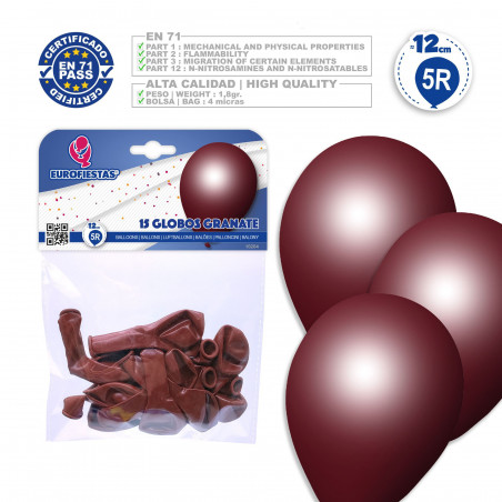 Globos 5r 15 granate