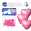 Globos 5r 12 corazón rosa