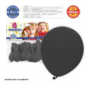 Globos negro 30u