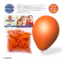 Globos naranja 100u
