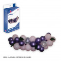 Arco globos organico lilas
