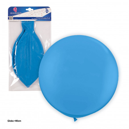 Globo latex gigante azul