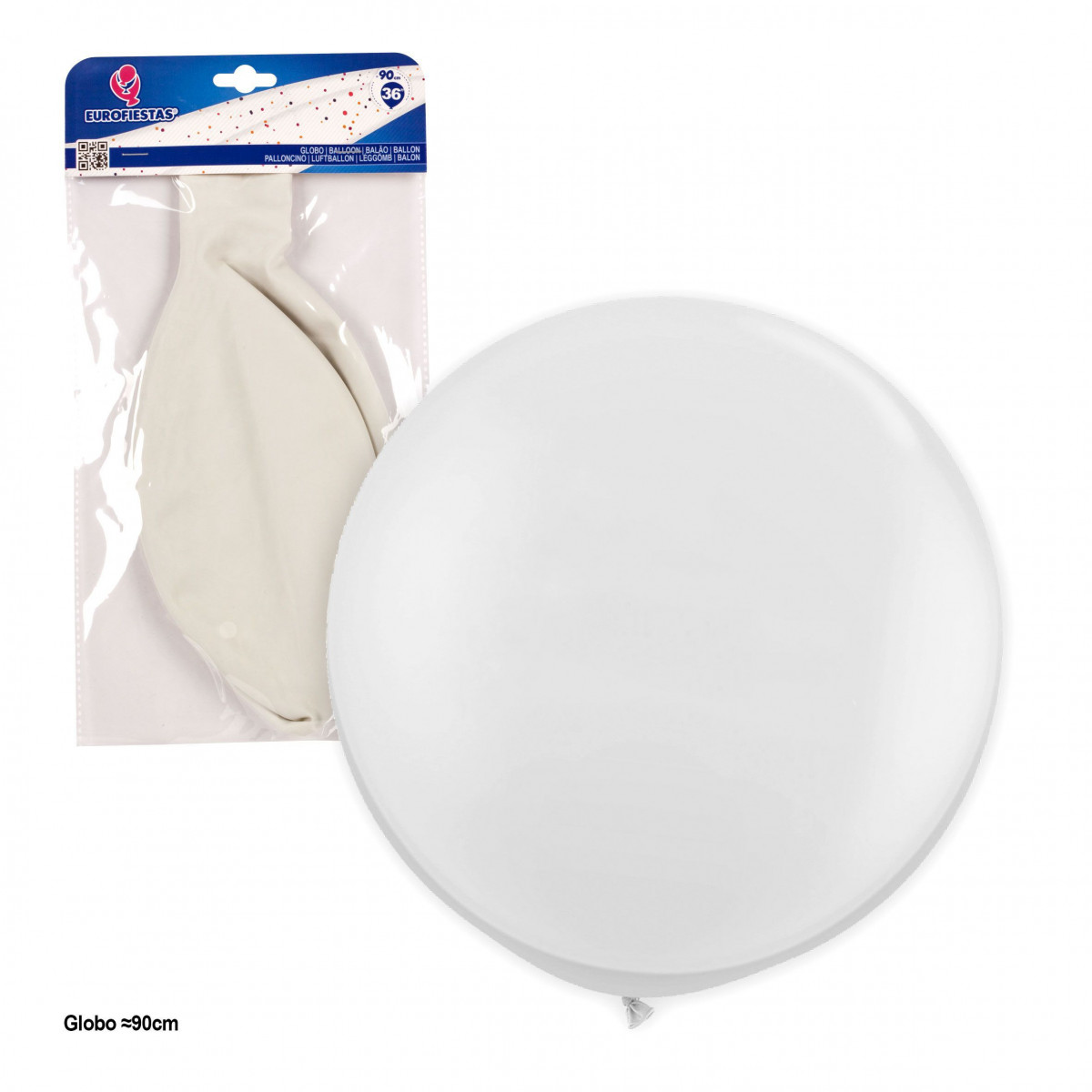 Globo latex gigante blanco