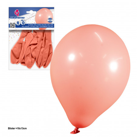 Globos 12r 2 8g 8pcs retro rosa terracota