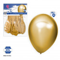 Globos 12r 6pcs metal oro