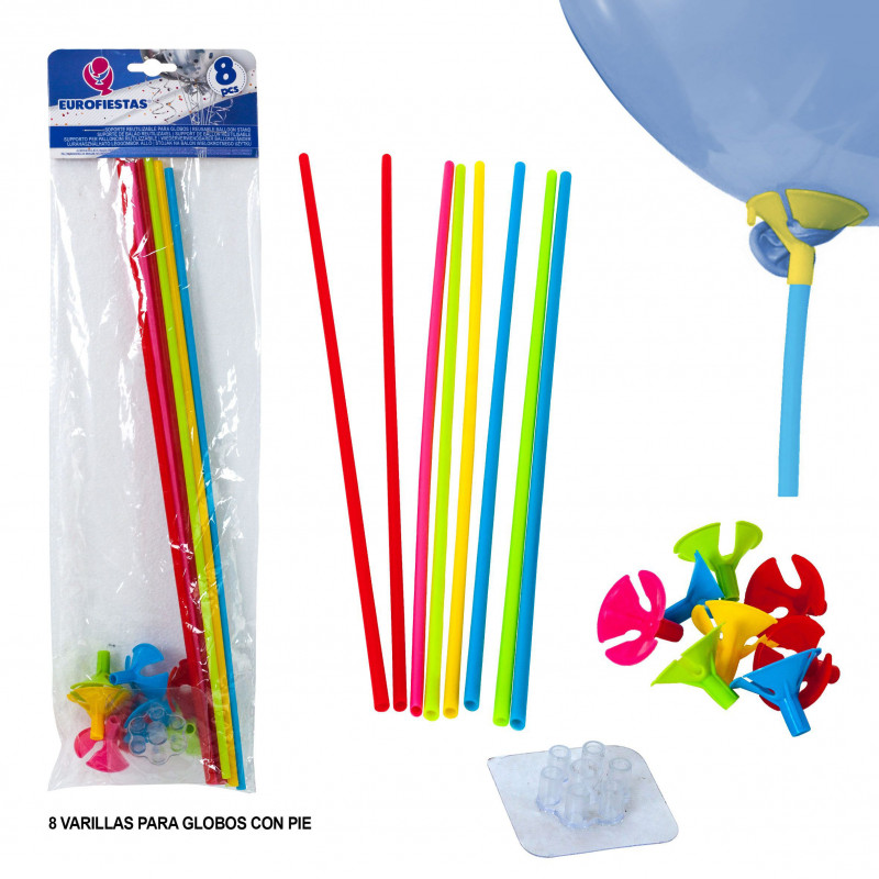 Soporte para globos con pie color 8pcs antigua 1134 modificada