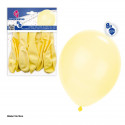 Globos 10r 8pcs pastel amarillo
