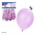 Globos 10r 8pcs pastel lila