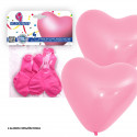 Globos corazon 4 rosa