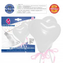 Globos corazon mini blanco 2