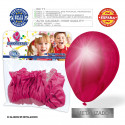 Globos rojo cereza metal 30u