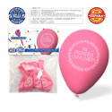 Globos 1ª comunion classic rosa