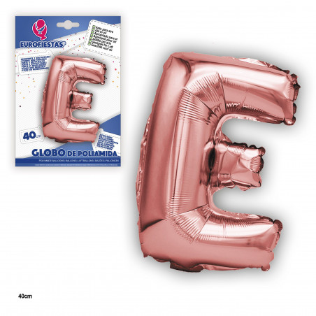 Globo foil oro rosa 40cm e