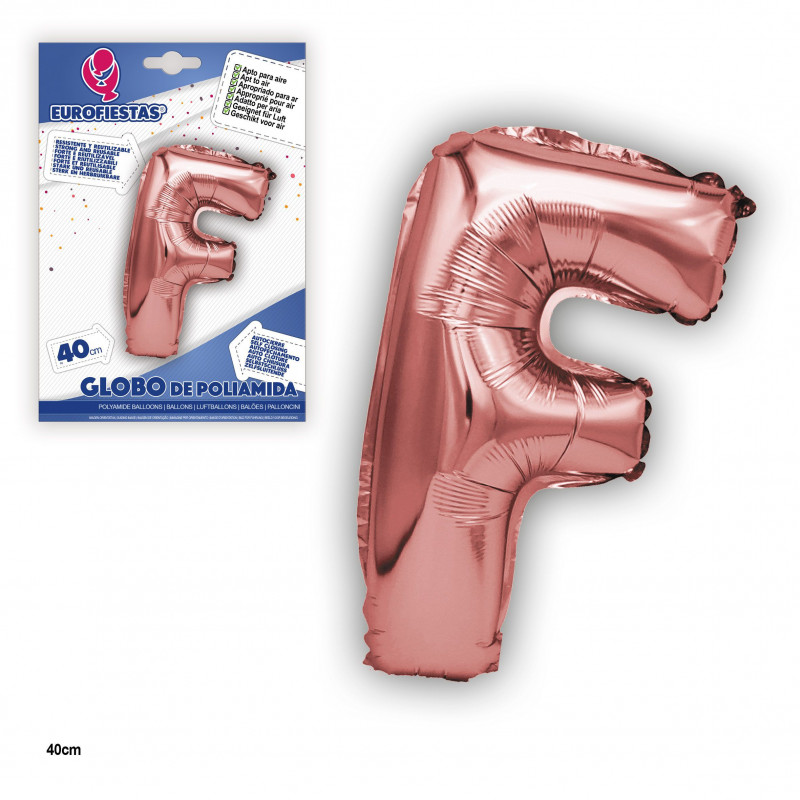 Globo foil oro rosa 40cm f