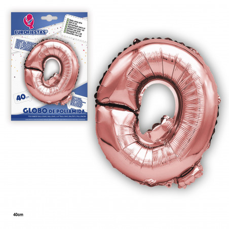 Globo foil oro rosa 40cm q