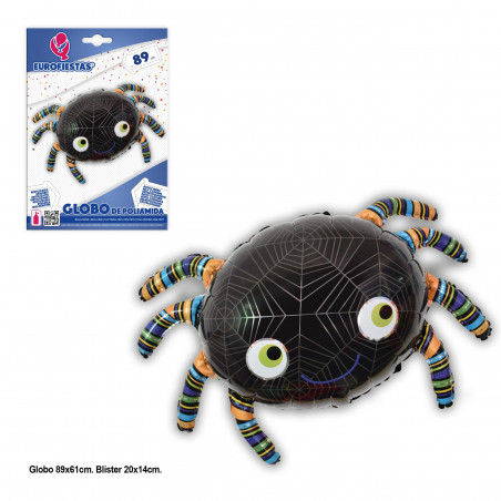 Globo foil 89x61cm araña halloween