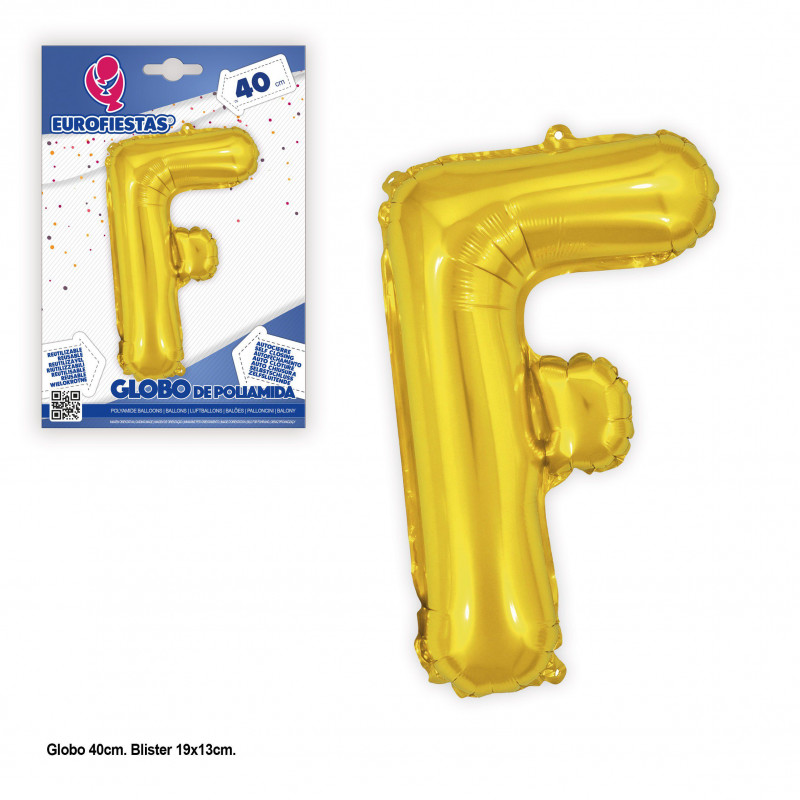 Globos foil 40cm.oro brillo f
