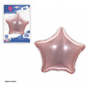 Globo foil estrella oro rosa 45cm