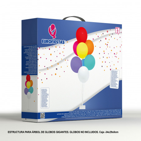 Estructura para arbol de globos 2 metros