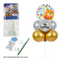 Estructura arbol de globos una vara para 7 globos h75cm