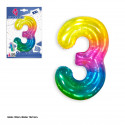 Globo foil 1m tonos vivos 3