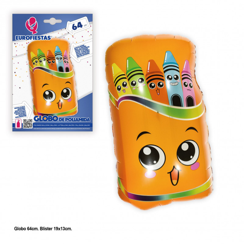 Globo foil estuche colegio 64cm