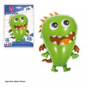 Globo foil monstruo verde alitas 70cm