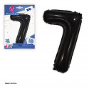 Globo foil 1m negro nº 7