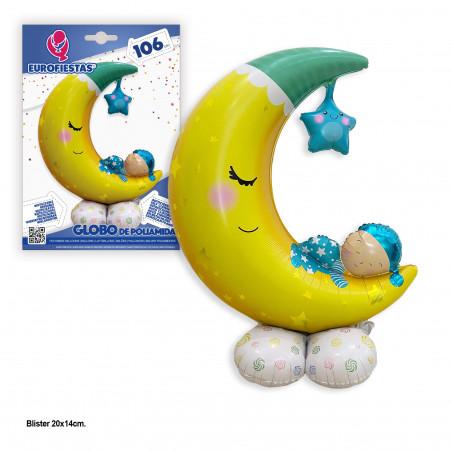 Globo foil 106cm luna base