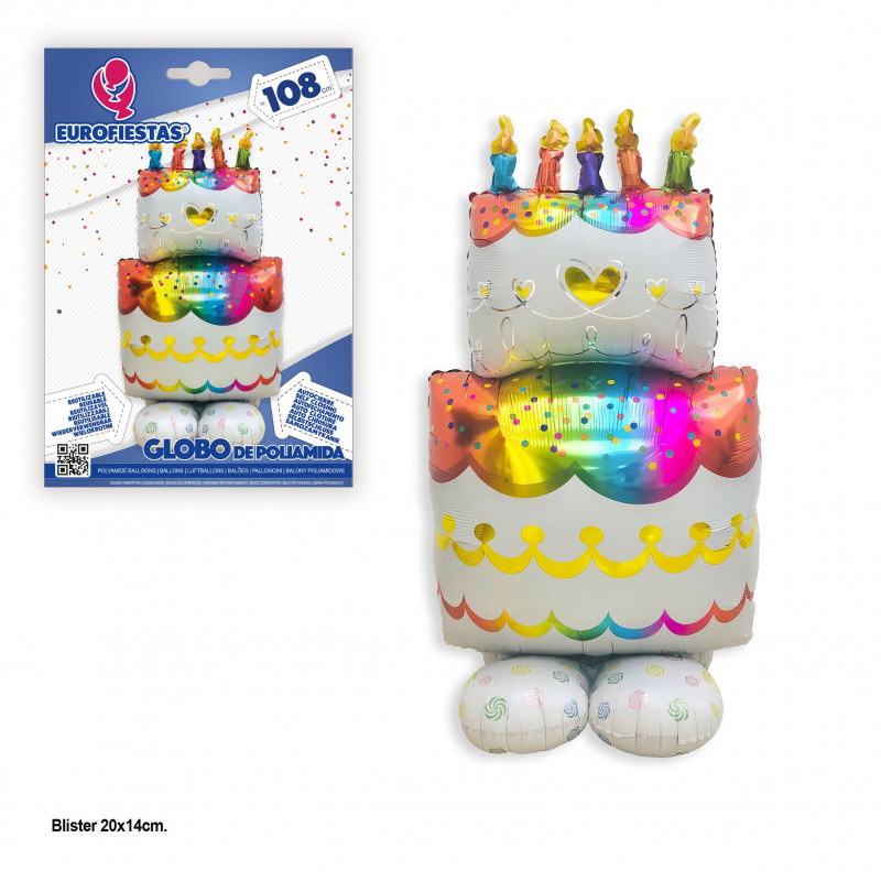 Globo foil 109cm tarta base