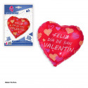 Globo foil corazon feliz dia de san valentin