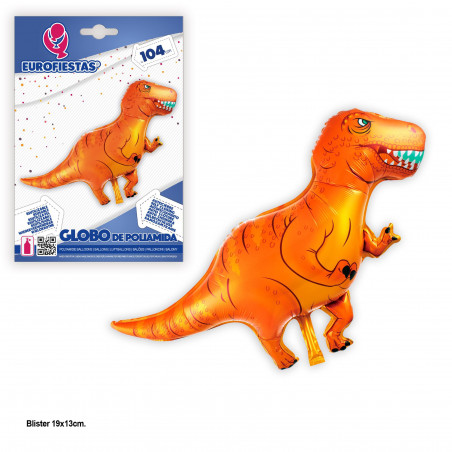 Globo foil tiranosaurio 104cm