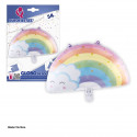 Globo foil arco iris 54cm